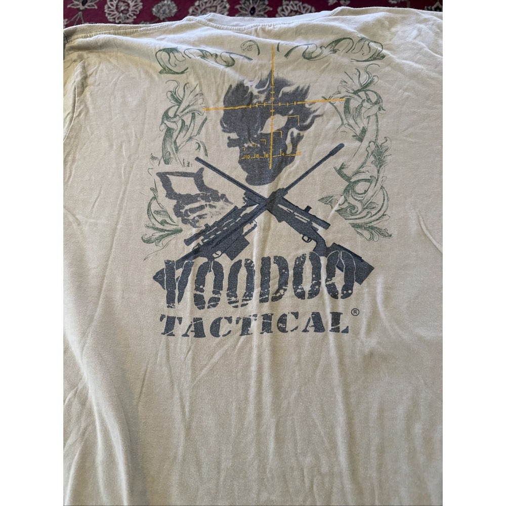 VOODOO TACTICAL Long Sleeve T Shirt Mens Size M Skull Graphic (Drew)